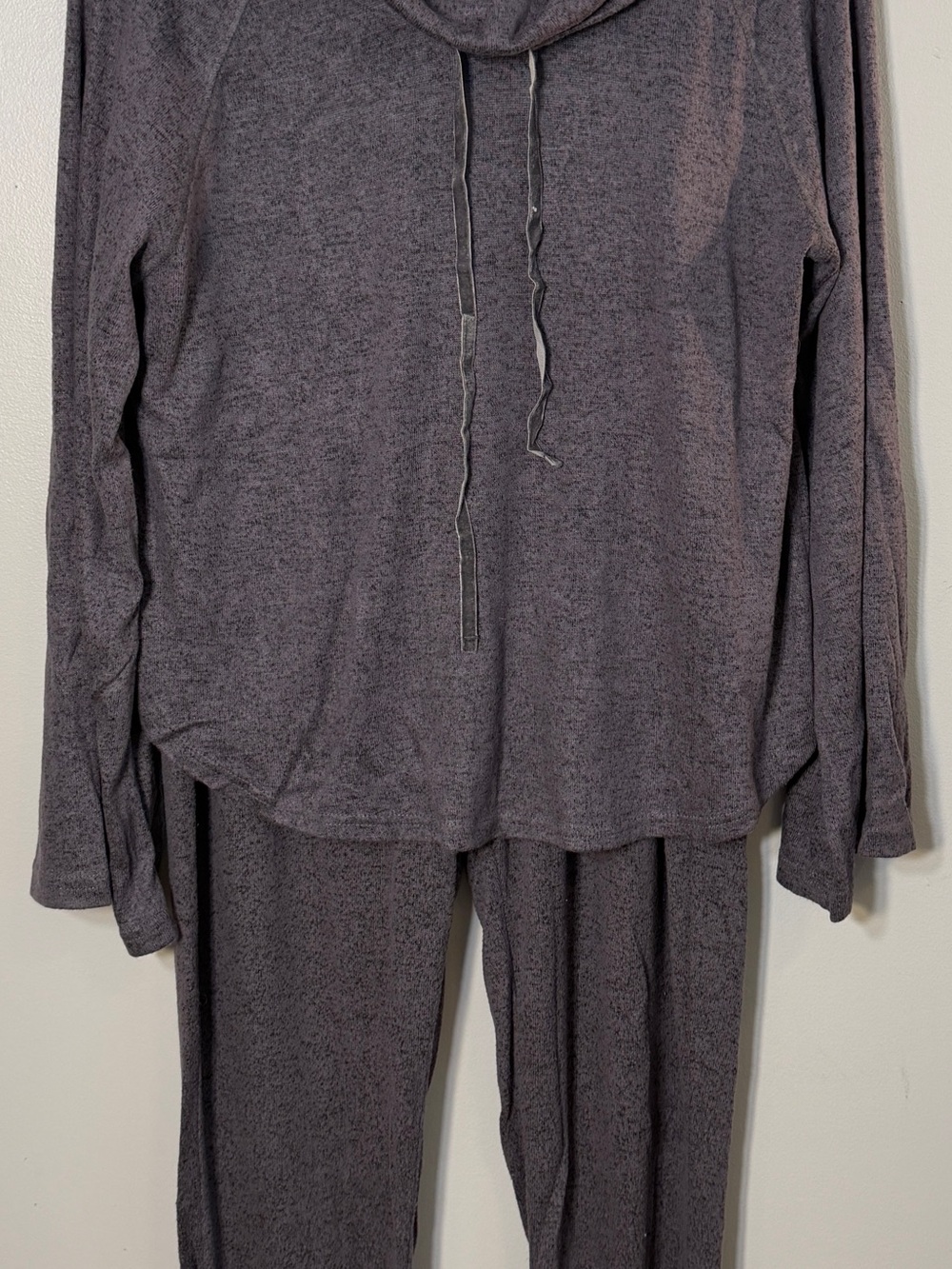 Gilligan & O'Malley Heather Plum Two-Piece Lounge Set